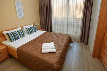 Фото номера Апартаменты с 1 спальней и видом на горы  Гостевой дом SKYPARK ApartHotel г. Красная Поляна 2